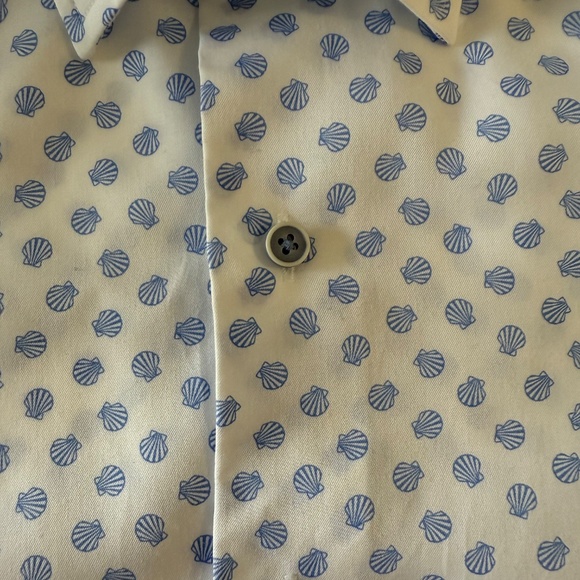 Men's David Donahue Short Sleeve Sport Shirt - Picture 3 of 3